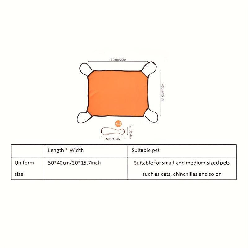 Soft Cat Hammock Bed Swing Kitty Resting Spot Durable Pet House Toy