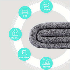 Plush Pet Dog Blanket Warm Cushion Mat