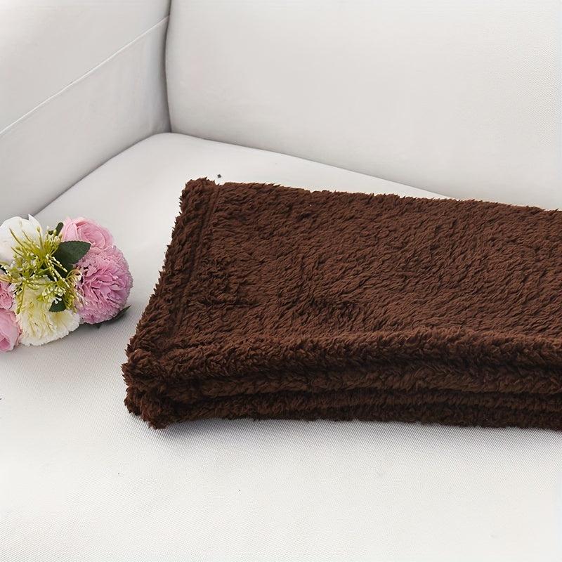 Plush Pet Dog Blanket Warm Cushion Mat
