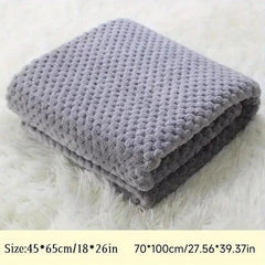 Dog Cat Blanket Coral Fleece Warm Soft Blanket for Bed Couch Sofa