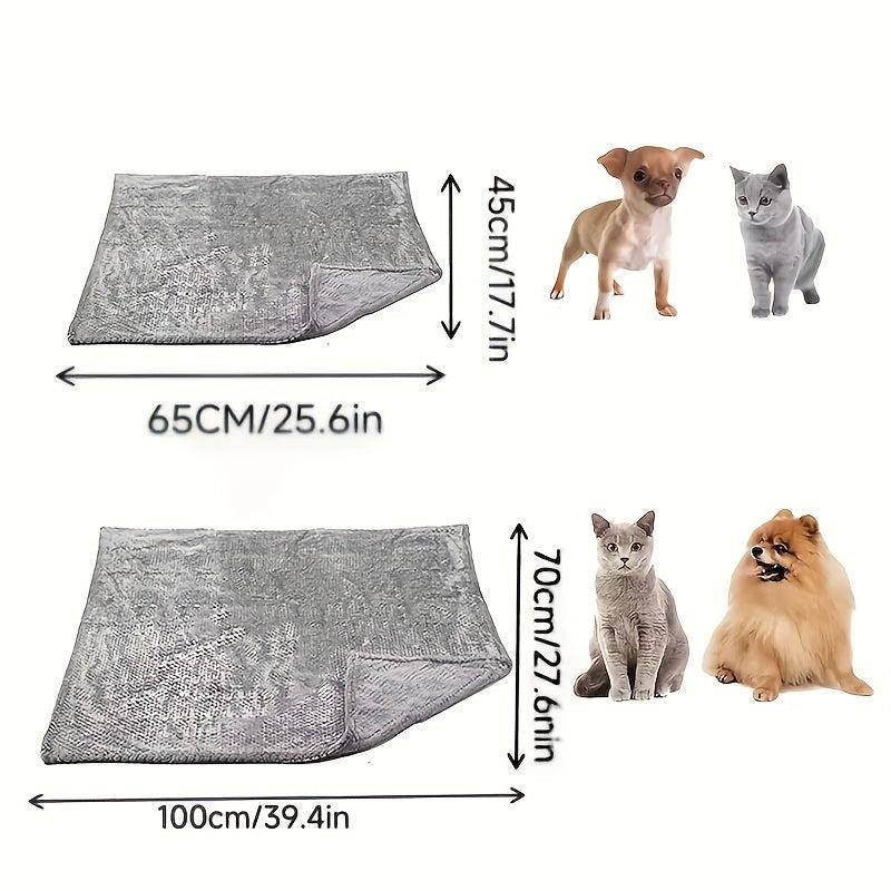 Dog Cat Blanket Coral Fleece Warm Soft Blanket for Bed Couch Sofa