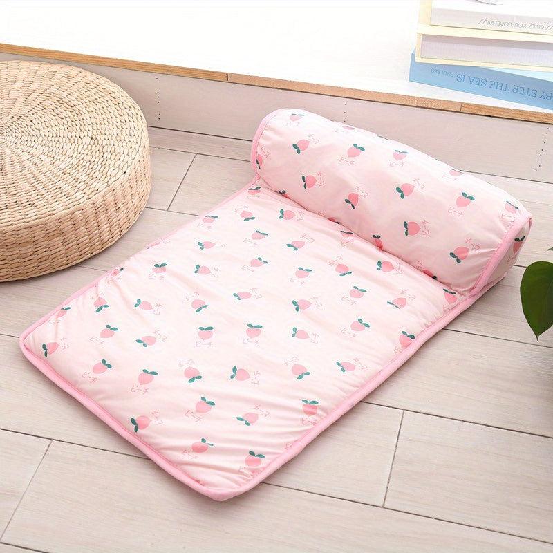 Anti Slip Pet Bed Mat with Pillow