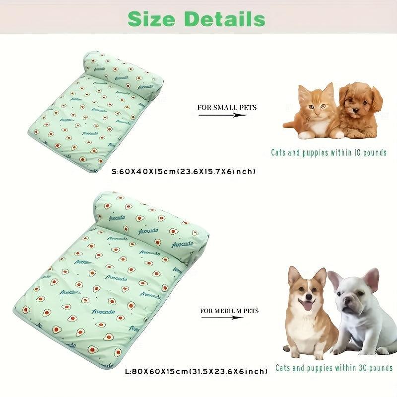Anti Slip Pet Bed Mat with Pillow