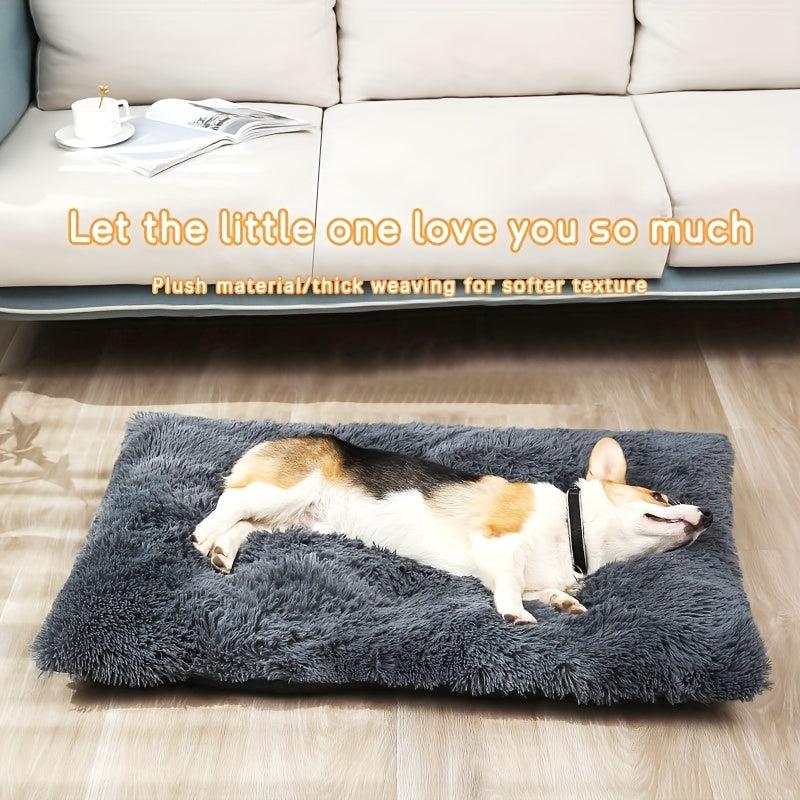 Comfortable Plush Dog Mat for Warm and Cozy Sleep