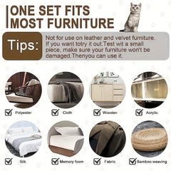 5pcs Cat Scratch Furniture Protectors Double Sided Sofa Sticky Tape Couch Guards