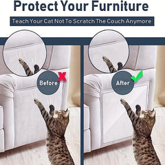 5pcs Cat Scratch Furniture Protectors Double Sided Sofa Sticky Tape Couch Guards