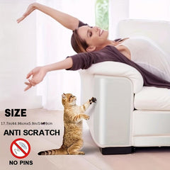 5pcs Cat Scratch Furniture Protectors Double Sided Sofa Sticky Tape Couch Guards