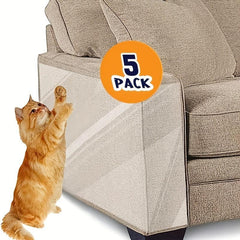 5pcs Cat Scratch Furniture Protectors Double Sided Sofa Sticky Tape Couch Guards