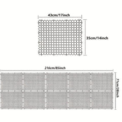 Cat Repellent Mat with Spikes - Deters Cats & Animals - Prickle Strips
