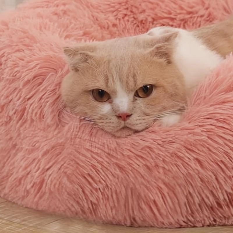 Plush Pet Bed Indoor Cats Dogs Sleeping Nest Cushion
