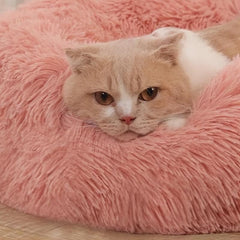 Plush Pet Bed Indoor Cats Dogs Sleeping Nest Cushion