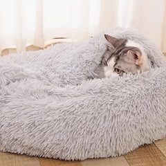 Plush Pet Bed Indoor Cats Dogs Sleeping Nest Cushion