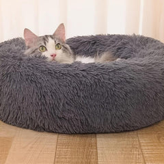 Plush Pet Bed Indoor Cats Dogs Sleeping Nest Cushion