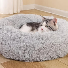 Plush Pet Bed Indoor Cats Dogs Sleeping Nest Cushion