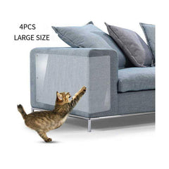 4pcs Anti Cat Scratching Sofa Protector - Cat Scratch Deterrent Couch Corner Tap