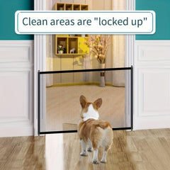 Transparent Dog Fence Pet Isolation Net Protective Fence