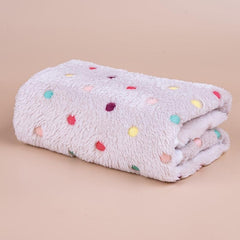 Soft Fluffy Fleece Pet Blanket for Dog & Cat