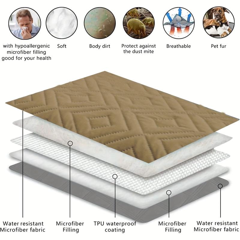 Waterproof Dog Bed Cover Pet Blanket Sofa Couch Cover Mattress Protector