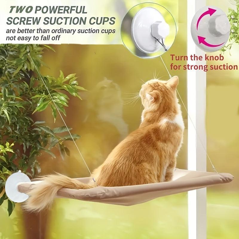 Cat Hammock w/ Suction Cup All Seasons Hanging Bed