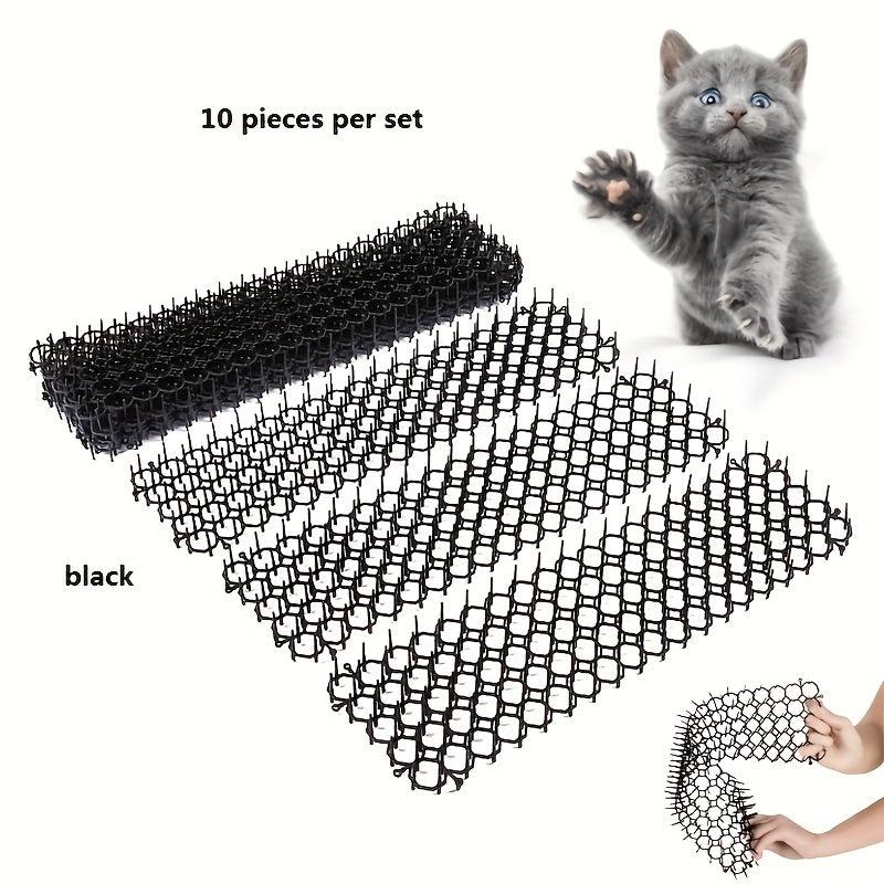 Cat Scat Mats With Spikes, Durable Flexible Pet Deterrent Mats