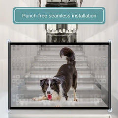 1pc Pet Dog Fence Nylon Collapsible Dog Isolation Mesh Cat And Dog Safety