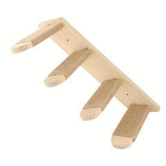 Wall Mounted Cat Climbing Ladder with Sisal Rope