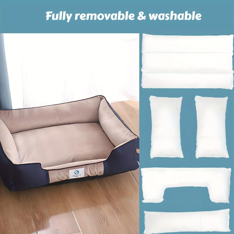 Detachable Washable Pet Bed Sofa for Dogs Cats Puppies