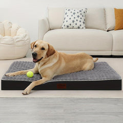 Waterproof Dog Bed Removable Washable Cover Non Slip Bottom
