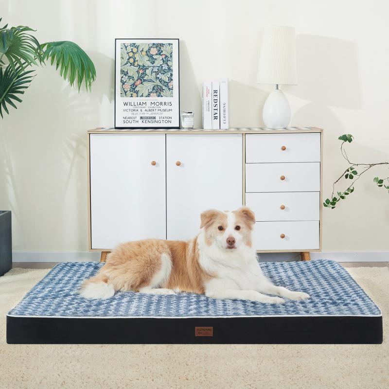 Waterproof Dog Bed Removable Washable Cover Non Slip Bottom