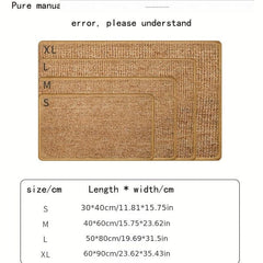 1pc Sisal Mat Cat Scratching Board Protect Sofa Cat Nest Mat Sleeping Mat