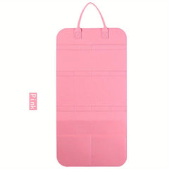 Cat Teaser Stick & Felt Storage Bag Set - Pet Accessory Display