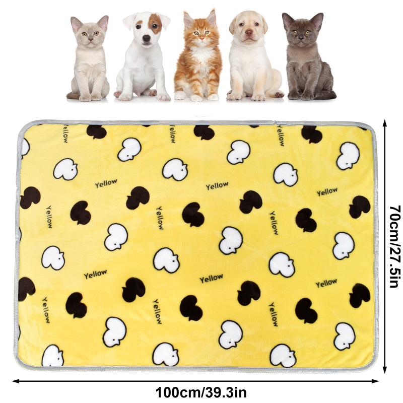 Soft Warm Dog Blanket Pet Mat Washable Bed Cover