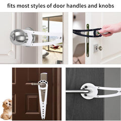 Adjustable Cat Door Holder Latch Dog Lock