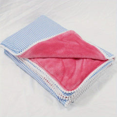 Soft Warm Flannel Dog Blanket for Autumn & Winter Bed Cover