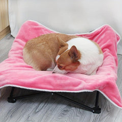 Soft Warm Flannel Dog Blanket for Autumn & Winter Bed Cover