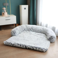 Soft Plush Dog Bed Dual-purpose Pet Nest Mat
