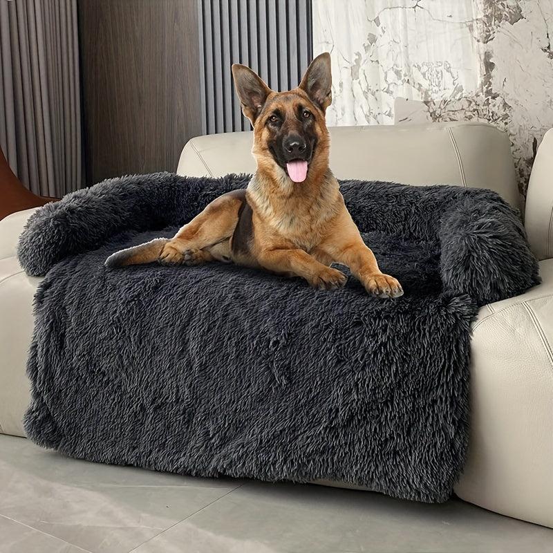 Soft Plush Dog Bed Dual-purpose Pet Nest Mat