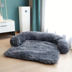 Soft Plush Dog Bed Dual-purpose Pet Nest Mat