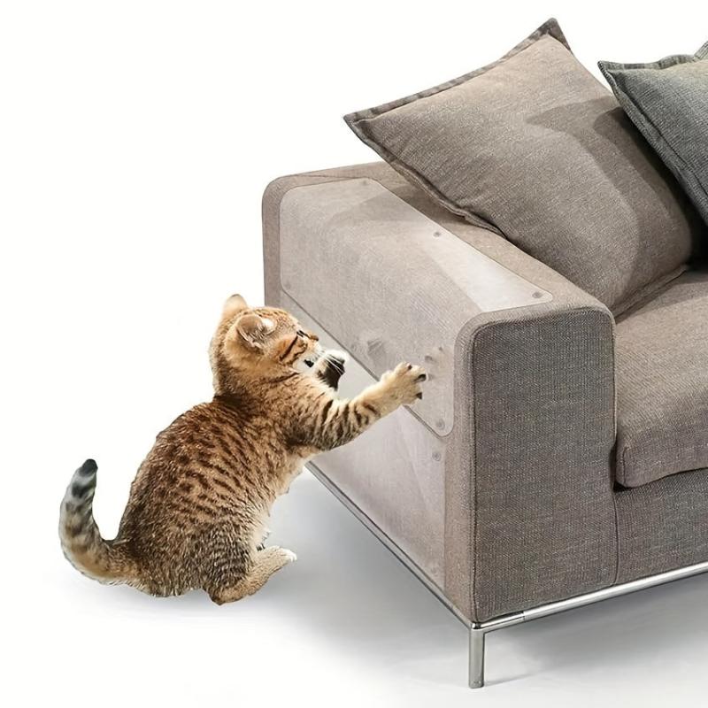 8pcs Cat Scratch Deterrent Furniture Protector Tapes