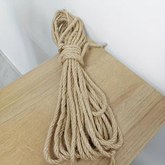 99m Yellow Jute Rope for Cat Scratching Post Indoor Toy