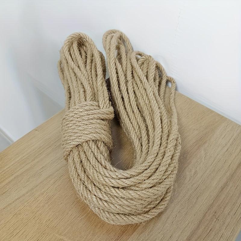 99m Yellow Jute Rope for Cat Scratching Post Indoor Toy