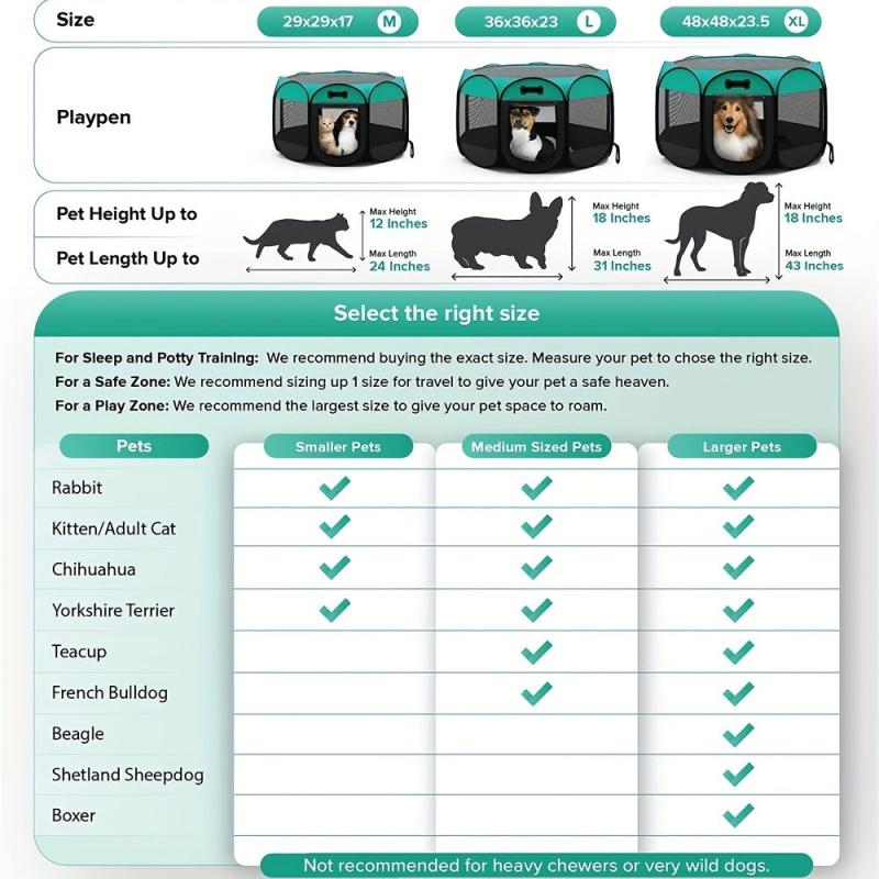 Portable Waterproof Foldable Pet Cage