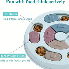 Interactive Dog Puzzle Toy for Training Treat Dispensing
