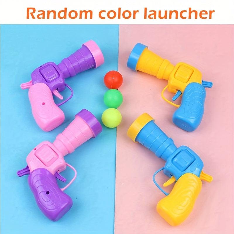 Interactive Launcher Cat Toy + 20 Plush Balls for Cat & Dog Training