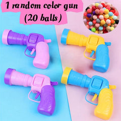 Interactive Launcher Cat Toy + 20 Plush Balls for Cat & Dog Training