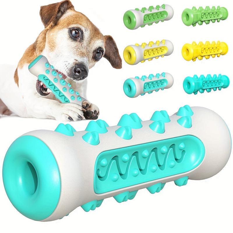 Dog Toothbrush Toy for Dental Care Chewable Bone Toy for Puppies