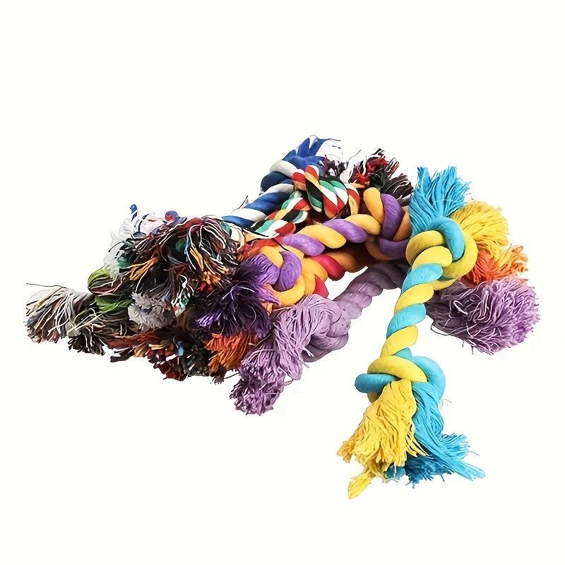 Durable Teeth Cleaning Rope Knot Toy for Dogs and Cats