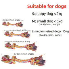 Durable Teeth Cleaning Rope Knot Toy for Dogs and Cats