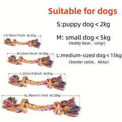 Durable Teeth Cleaning Rope Knot Toy for Dogs and Cats