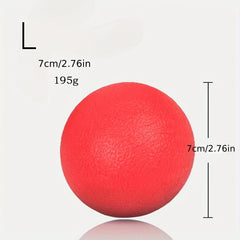 Indestructible Rubber Dog Chew Ball for Teeth Cleaning & Entertainment